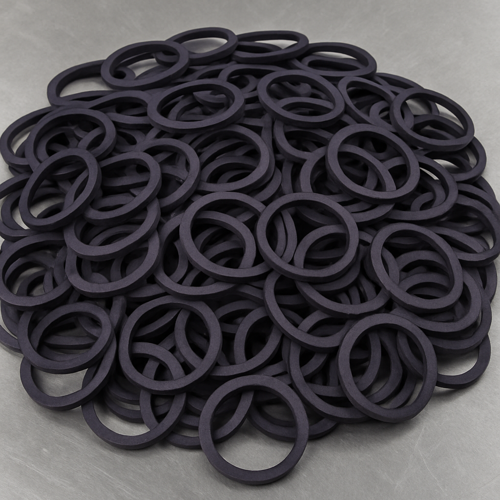 Large quantity of TrueMass gaskets showing bulk availability